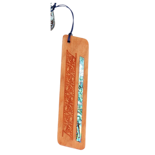 Maori Symbol Native Wood Bookmark