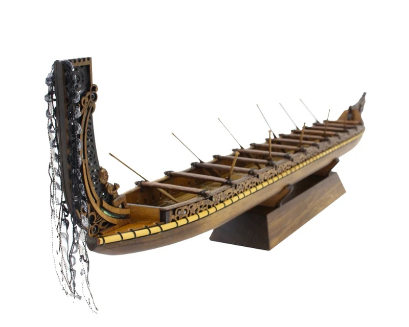 Maori War Canoe Wooden Model - Large - Aeon Giftware