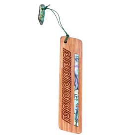 Maori Symbol Native Wood Bookmark