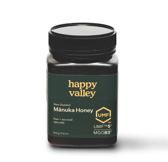 New Zealand Active/UMF 5+ Manuka Honey - Happy Valley - 500g
