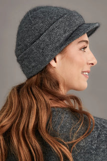 Possum Merino Cap with Peak - McDonald New Zealand