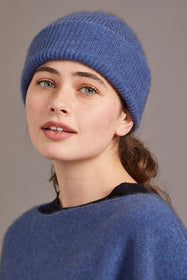Possum Merino Fine Rib Hat - McDonald New Zealand