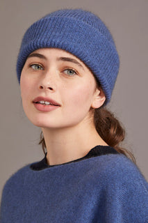 Possum Merino Fine Rib Hat - McDonald New Zealand