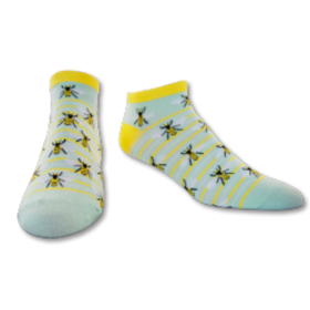 NZ Bees Ankle Socks S-M - The Derek Corp Ltd