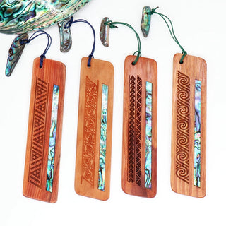 Maori Symbol Native Wood Bookmark