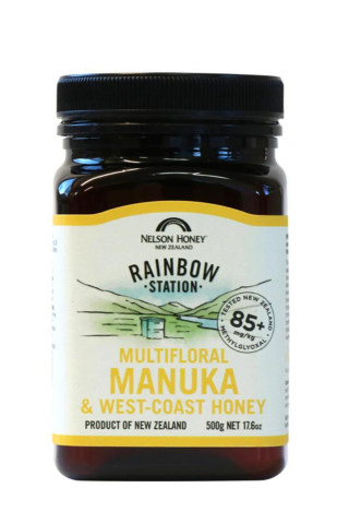 Manuka Honey & West Coast 85+ Blend - Rainbow Station - Nelson Honey - 500g