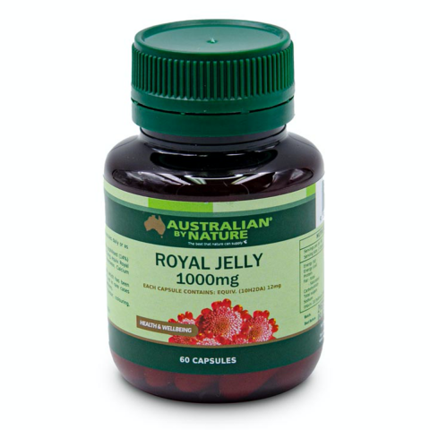 Royal Jelly 1000mg - Australian by Nature - 60 capsules