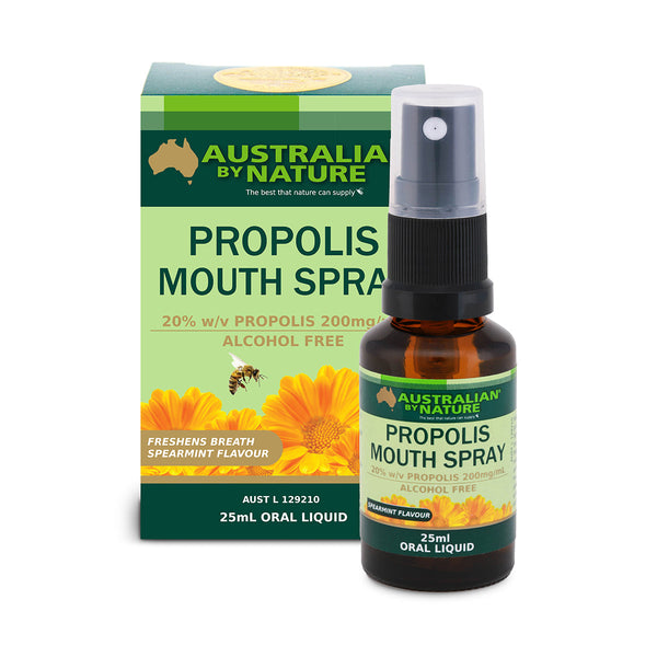 Propolis Mouth Spray [Alcohol Free] - Australian by Nature - 25ml