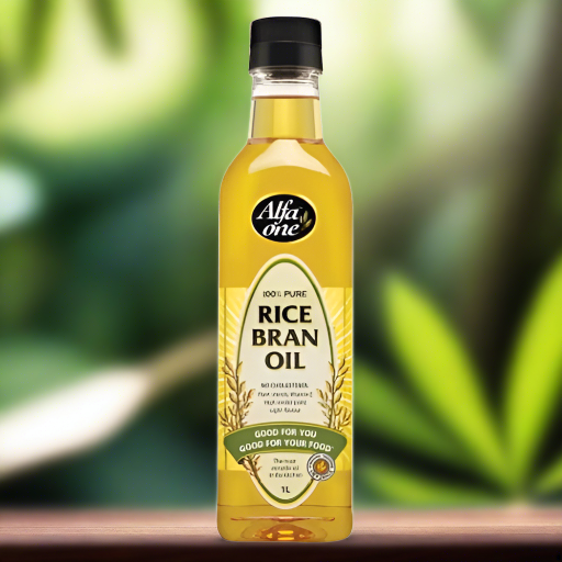 100% Pure Rice Bran Oil - Alfa One - 1L