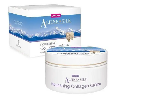 Nourishing Collagen Crème with Pure Lanolin & Vit E 100g-Alpine Silk