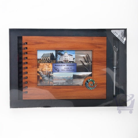 Memory Book & Pen Set With Koru Postcard - Amazin Wood