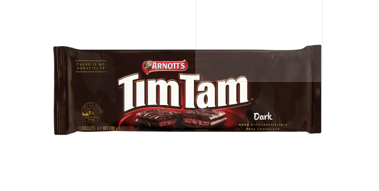 Tim Tam Classic Dark Chocolate Ð ArnottÕs Ð 200g