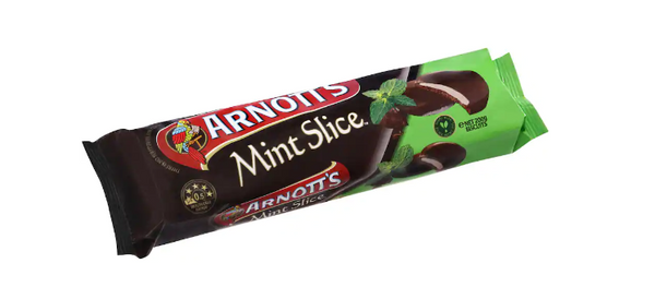 Mint Slice Chocolate Biscuits Ð ArnottÕs Ð 200g