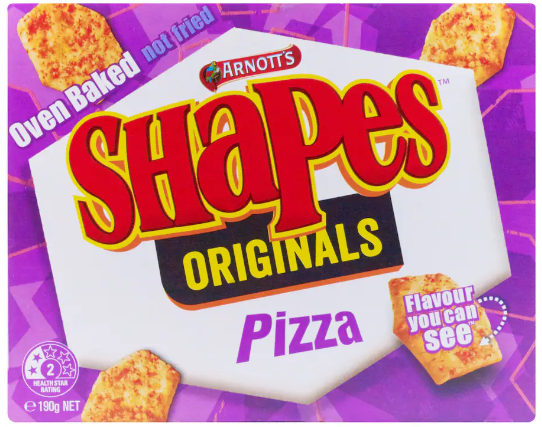 Shapes Pizza Ð ArnottÕs Ð 190g