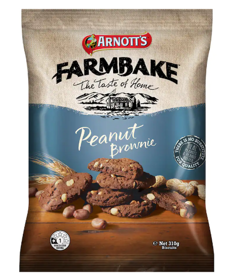 Farmbake Cookies Peanut Brownies - ArnottÕs - 310g