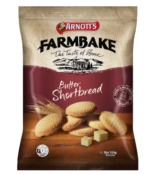 Farmbake Cookies Butter Shortbread - ArnottÕs - 310g