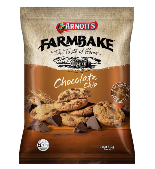 Farmbake Chocolate Chip Cookies - Arnott's - 310g