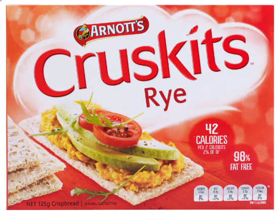 Cruskits Crispbread - ArnottÕs - 125g