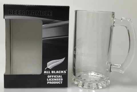 All Blacks Beer Glass With Handle - Protocole
