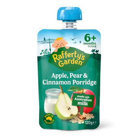 Apple, Pear & Cinnamon Porridge 6+ Months by Rafferty's Garden - 120g