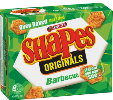 Shapes Barbeque Arnott's 175g