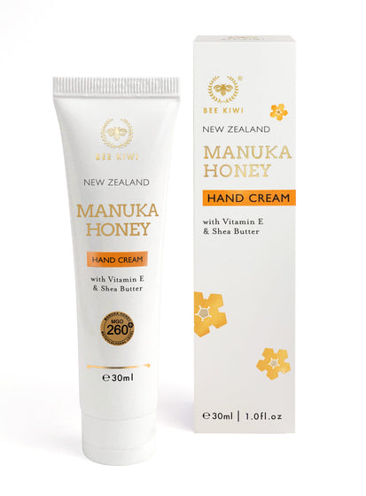 Manuka Honey Hand Cream with Vit E & Shea Butter 30g - Bee Kiwi