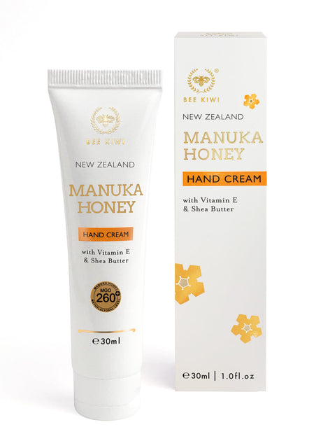 Manuka Honey Hand Cream with Vit E & Shea Butter 30g - Bee Kiwi