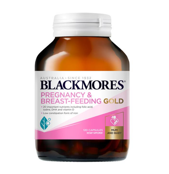 Pregnancy & Breastfeeding Gold - Blackmores - 120 capsules