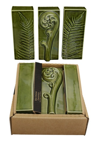 Silver Fern Ceramic Three Piece Set - Bob Steiner