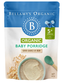 Baby Porridge 5+Months by Bellamy's Organic - 125g