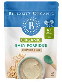 Baby Porridge 5+Months by Bellamy's Organic - 125g