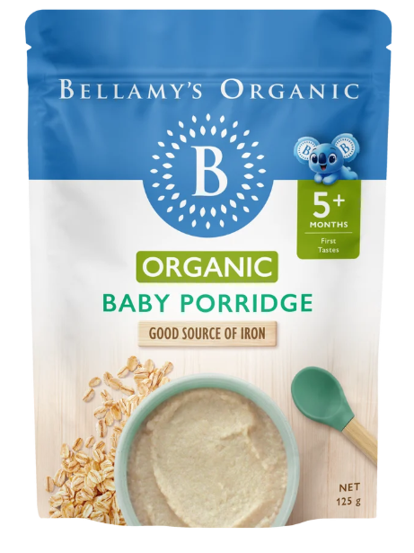 Baby Porridge 5+Months by Bellamy's Organic - 125g