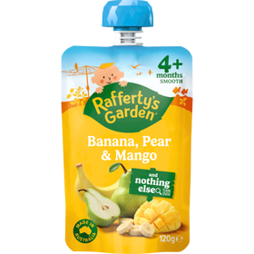 Banana, Pear & Mango 4+ Months by Rafferty's Garden - 120g