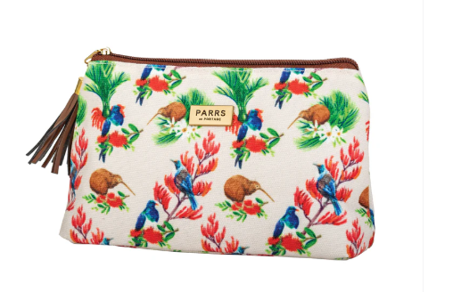 Cosmetic Bag Birds Pastel Blue - Different designs & Colours