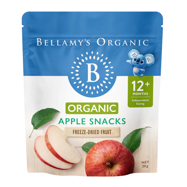 Apple Snacks 12+Months by Bellamy's Organic - 20g