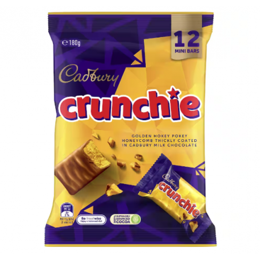 Crunchie Chocolate Bar Share Pack Ð Cadbury - 180g