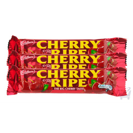 Cherry Ripe Chocolate Bar Ð Cadbury - 52g x 3