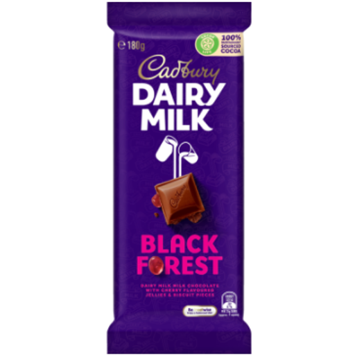 Dairy Milk Black Forest Chocolate Block Ð Cadbury - 180g