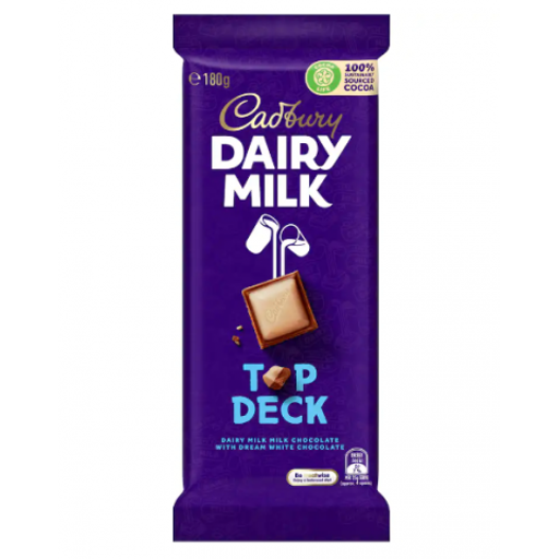 Dairy Milk Top Deck Chocolate Block Ð Cadbury - 180g