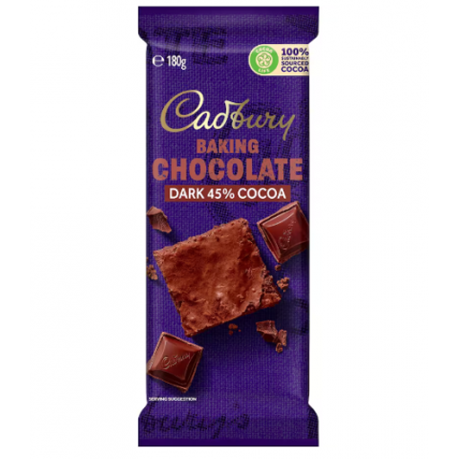 Baking Dark Chocolate Block - Cadbury - 180g