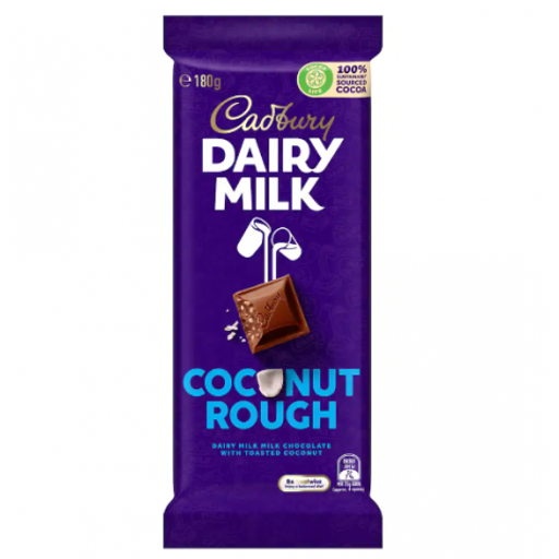 Dairy Milk Coconut Rough Block - Cadbury - 180g