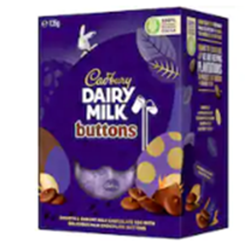 Easter Egg With Chocolate Buttons - Cadbury - 135g