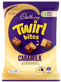 Caramilk Twirl Bites by Cadbury - 130g
