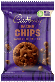 Baking Dark Chocolate Chips by Cadbury - 200g