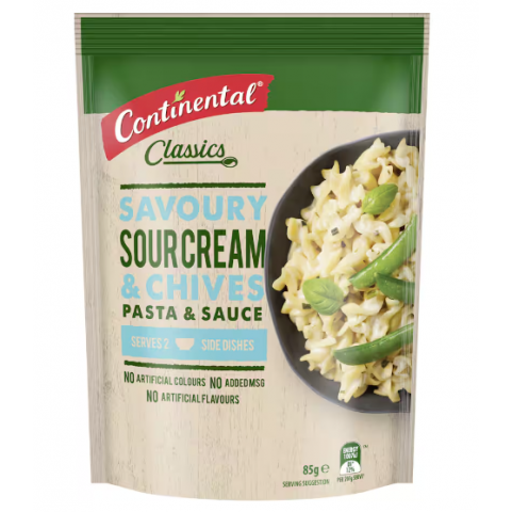 Pasta & Sauce Sour Cream & Chives - Continental - 85g