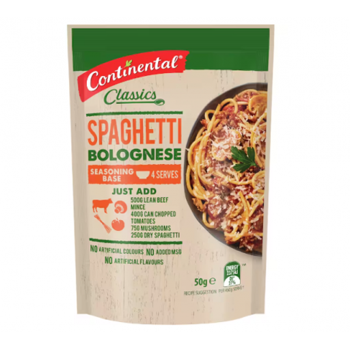 Spaghetti Bolognese Recipe Base - Continental - 50g