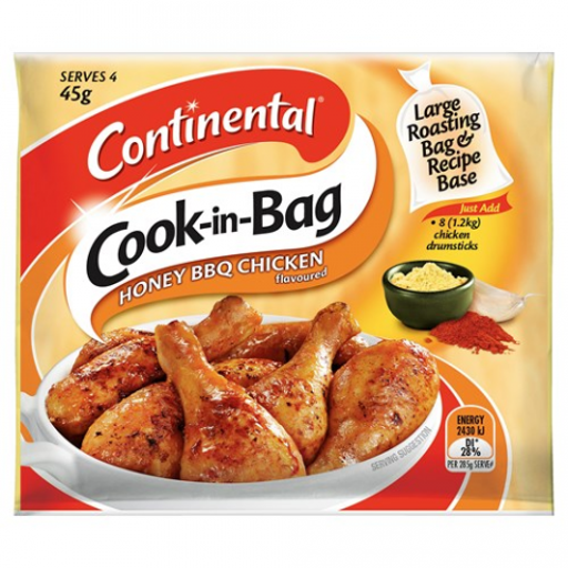 Classic Cook-in-Bag Honey BBQ Chicken - Continental - 45g