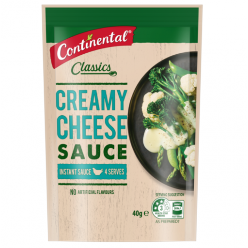 Creamy Cheese Sauce Instant Mix - Continental - 40g