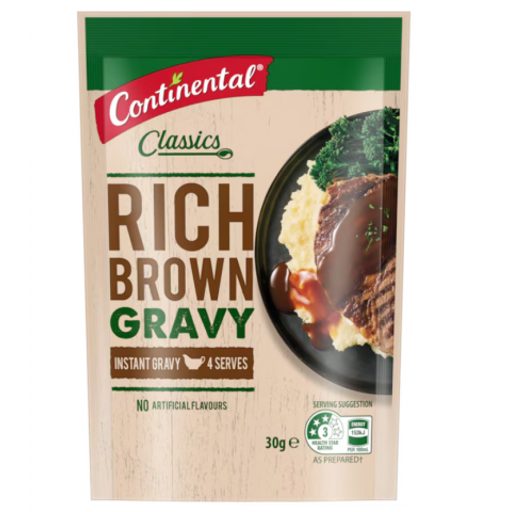 Rich Brown Instant Gravy Mix  - Continental - 30g 