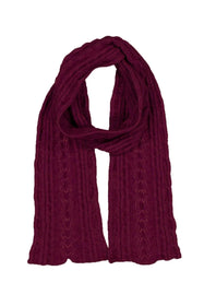 Possum Merino Cable Scarf - McDonald New Zealand
